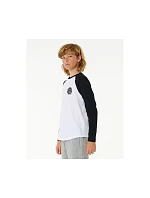 Chlapecké tričko Icon Ls Tee – bílé model 22311849 - Rip Curl Chlapecké tričko Icon Ls Tee – bílé model 22311849 - Rip Curl