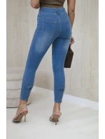Džínové kalhoty s mašlí Džínové kalhoty s mašlí