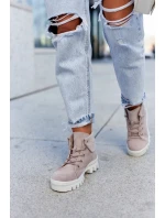 Semišové boty Trapper Světle fialová model 21578095 - S.Barski