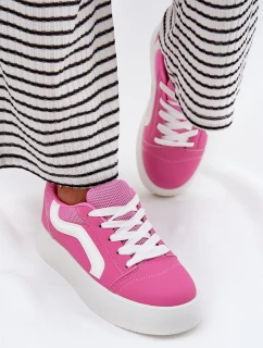 Dámské Tenisky Na Platformě Fuchsie model 21694934 - Boto