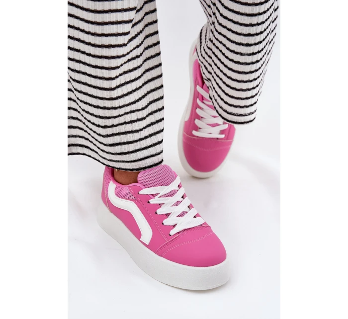 Dámské Tenisky Na Platformě Fuchsie Tellnira Dámské Tenisky Na Platformě Fuchsie Tellnira