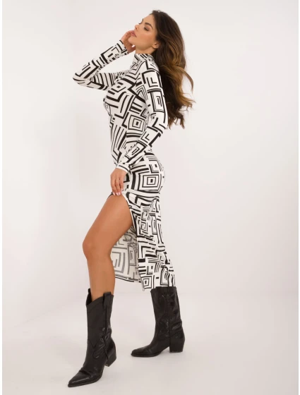 Šaty LK SK 509771 1.09 bílá a černá Šaty LK SK 509771 1.09 bílá a černá