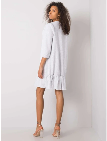 Šaty RV SK 6075.10x světle šedá Šaty RV SK 6075.10x světle šedá