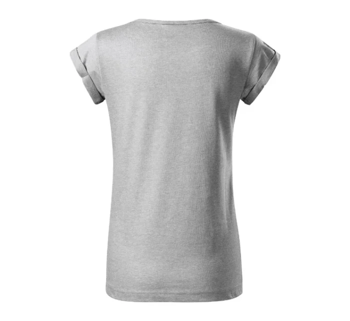 Fusion tričko dámské stříbrný melír