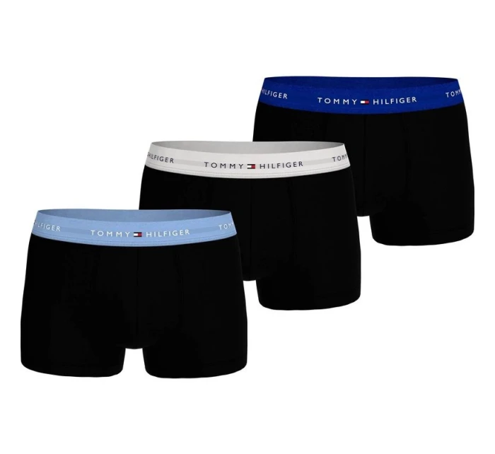 Pánské boxerky Tommy Hilfiger 3-Pack černé bavlněné pohodlné