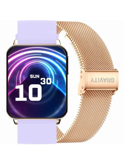 Chytré hodinky Gravity Rose Gold Purple 2 Stripes model 21807473 Chytré hodinky Gravity Rose Gold Purple 2 Stripes model 21807473