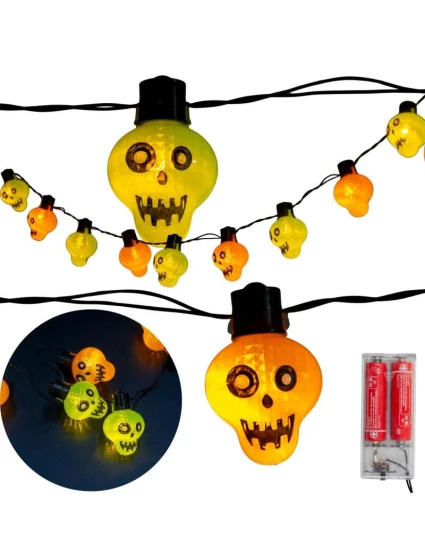 HALLOWEENSKÁ GIRLANDA LEBKY 10LED HALLOWEENSKÁ GIRLANDA LEBKY 10LED