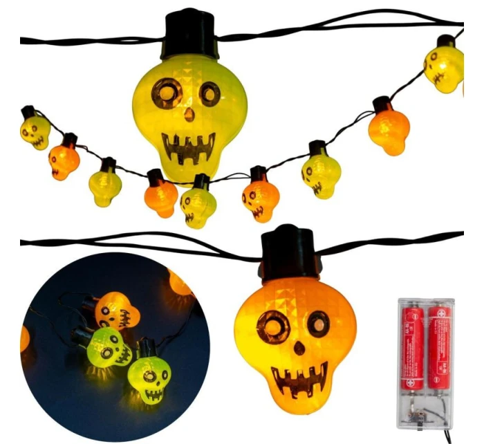 HALLOWEENSKÁ GIRLANDA LEBKY 10LED HALLOWEENSKÁ GIRLANDA LEBKY 10LED