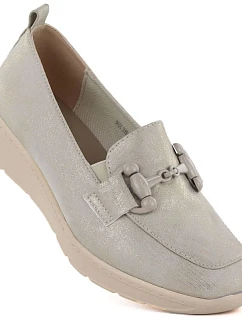 Dámská obuv na platformě, zlatá M.Daszynski model 22068859 - M. Daszyński