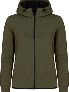 Clique Hayden Sweat Jacket Women Dámská mikina s kapucí 67.1025 fog green