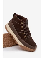 Semišové Pánské Trekingové Boty Big Star SS174263 Hnědé