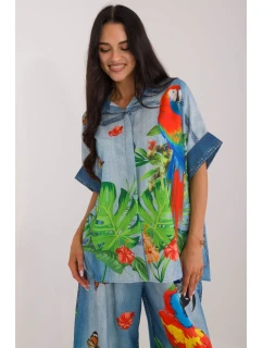 Košile s krátkým rukávem  model 198371 Italy Moda