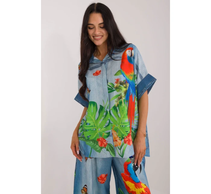 Košile s krátkým rukávem  model 198371 Italy Moda