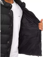 Pánská vesta s kapucí černá Dstreet TX3936 Pánská vesta s kapucí černá Dstreet TX3936