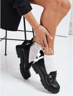 Dámské černé mokasíny FashionStreet ZY1122