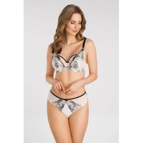 Gorsenia K 842 Černobílá tanga S-2XL