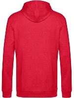 B&C #Hoodie Pánská mikina s kapucí 01.U03W heather red B&C #Hoodie Pánská mikina s kapucí 01.U03W heather red