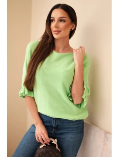 Svetr dámský typu s kulatým výstřihem model 21949274 - K-Fashion