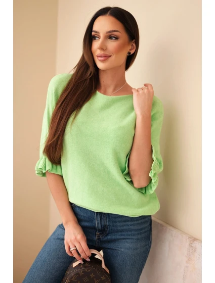 Svetr dámský typu s kulatým výstřihem model 21949274 - K-Fashion