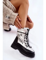 Dámské šněrovací sněhule model 21602847 - VINCEZA Dámské šněrovací sněhule model 21602847 - VINCEZA