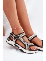 Dámské sandály na suchý zip model 21694727 - D.Franklin