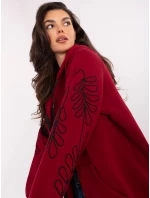 Bluza RV BL model 21370621 bordowy - FPrice Bluza RV BL model 21370621 bordowy - FPrice