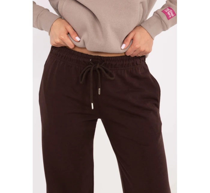 Tepláky RV DR A590.08 tmavě hnědé