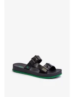 ZAXY Dámské ploché pantofle černé ZAXY Dámské ploché pantofle černé