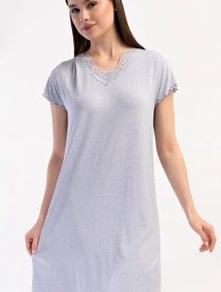 Dámská noční košile s krátkým rukávem Vločka