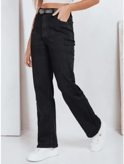 Dámské široké džíny černé model 21992488 - Dstreet Dámské široké džíny černé model 21992488 - Dstreet