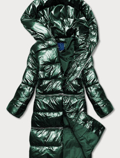 Zelená dámská zimní bunda ve třech velikostech (omdl-009)