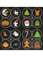 PROJEKTOR LED PROJEKTOR VYMĚNITELNÝ FILM HALLOWEEN SVÁTKY