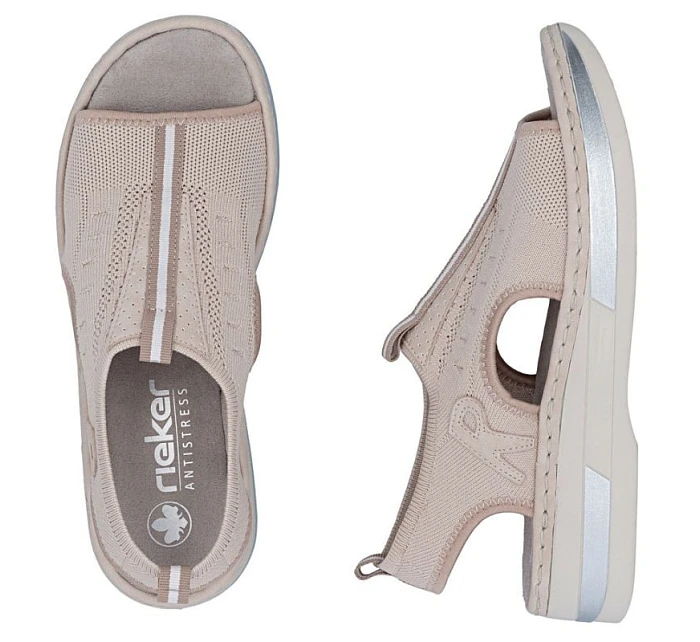 Dámské sandály na platformě růžové Rieker V59B5-31 Dámské sandály na platformě růžové Rieker V59B5-31