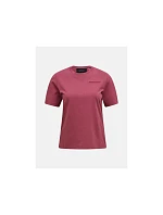 Dámské tričko PEAK PERFORMANCE W Original Small Logo Tee, červené