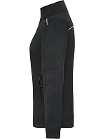 JN Dámská pracovní pletená fleece bunda Solid 02.0 black/black model 22493572 - Daiber JN Dámská pracovní pletená fleece bunda Solid 02.0 black/black model 22493572 - Daiber