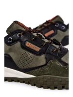 Pánská klasická sportovní obuv Memory Foam Big Star model 21601693 Zelená - Big Star Shoes Pánská klasická sportovní obuv Memory Foam Big Star model 21601693 Zelená - Big Star Shoes