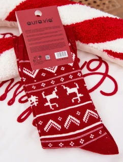 Pánské Vánoční ponožky Červený sob