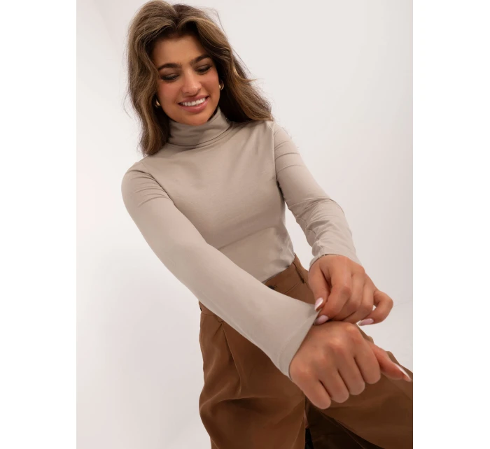 Bluzka model 20280539 ciemny bezowy - FPrice