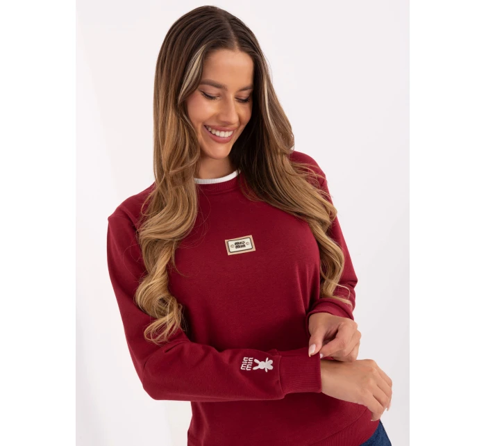 Bluza RV BL model 21319837 bordowy - FPrice Bluza RV BL model 21319837 bordowy - FPrice