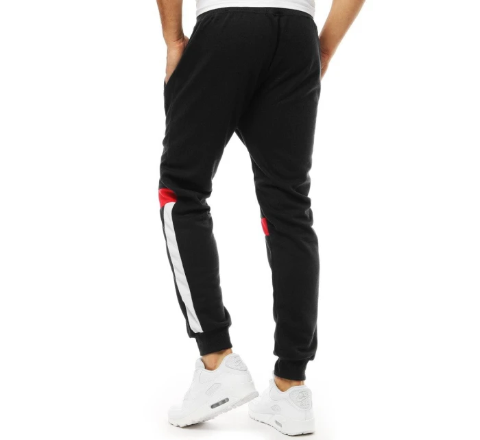 Pánské černé tepláky FashionStreet UX3542 Pánské černé tepláky FashionStreet UX3542