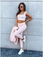 Dámská růžová tepláková souprava 3 v 1 ZNAČKA VAŠEHO STYLU FashionStreet AY0939