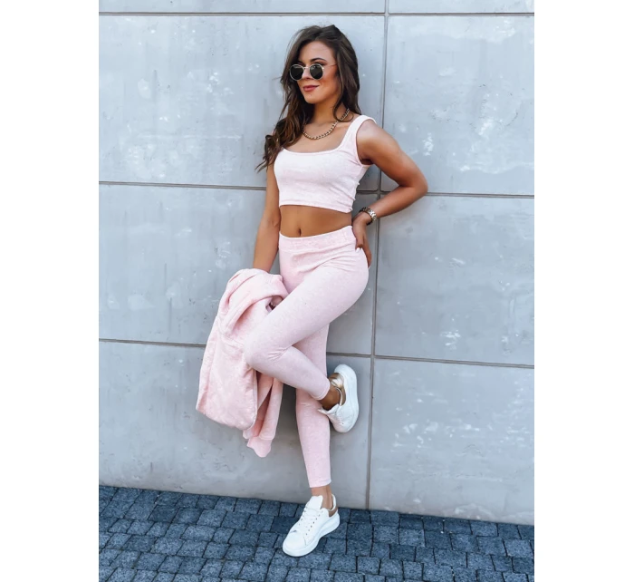 Dámská růžová tepláková souprava 3 v 1 ZNAČKA VAŠEHO STYLU FashionStreet AY0939