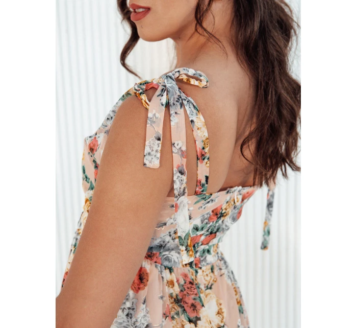 Růžové šaty LAVENDEL FashionStreet EY2504 Růžové šaty LAVENDEL FashionStreet EY2504