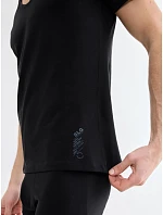 SLG Base V Neck Shirt - Black - SLOGGI Black - SLOGGI