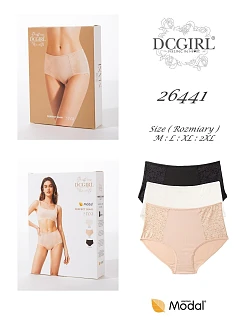 Kalhotky DC Girl 26441, balení, velikosti M–2XL