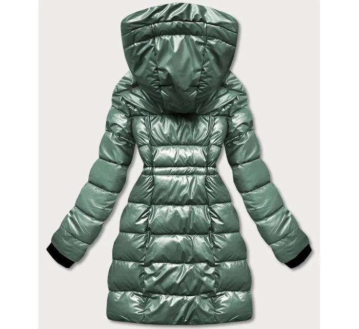 METALICZNA KURTKA DWUSTRONNA DAMSKA ZIELONA model 21245530 - S'WEST