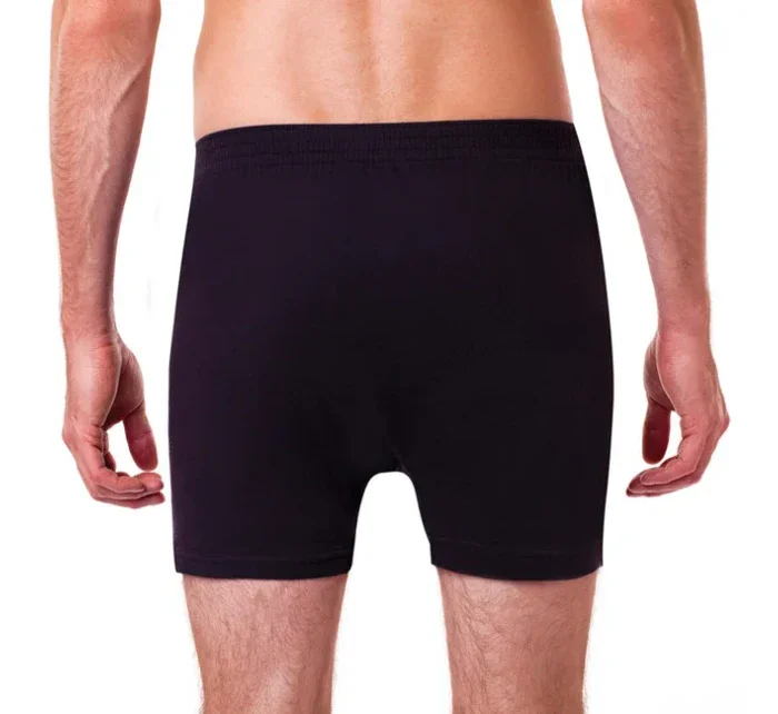 Volné pánské bavlněné boxerky COTTON BOXER - BELLINDA - černá Volné pánské bavlněné boxerky COTTON BOXER - BELLINDA - černá