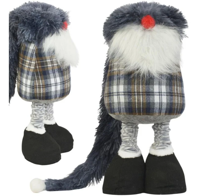 DEKORATIVNÍ TRPASLÍK NA TELESKOPU 38-88CM ŠEDÝ