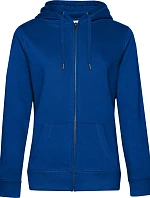 B&C QUEEN Zipped Hood_° Dámská mikina s kapucí 01.W03Q royal