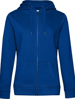 B&C QUEEN Zipped Hood_° Dámská mikina s kapucí 01.W03Q royal